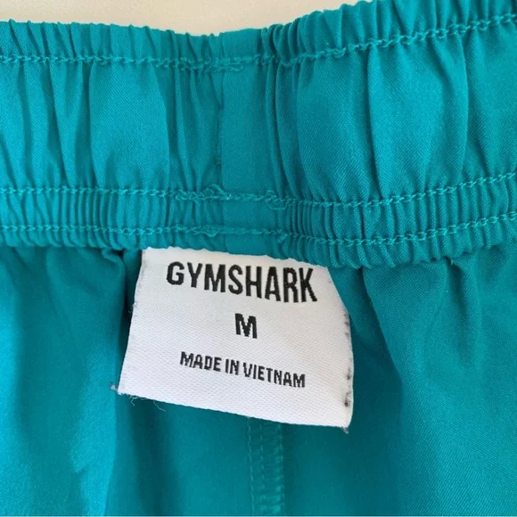*SOLD* Gymshark Seafoam Teal Men’s Training Gym Shorts Size Medium Activewear - Picture 7 of 14